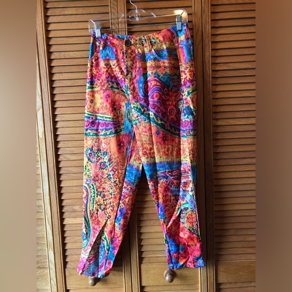 Vibrant Multi-Color Printed Men’s Pants